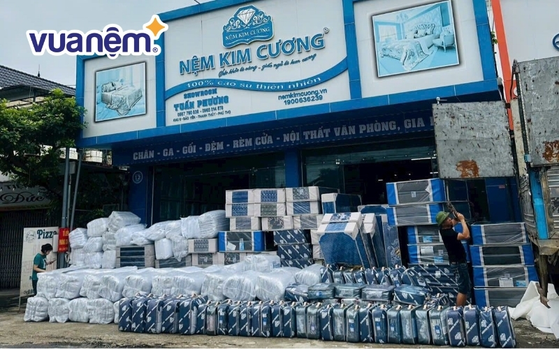 Cửa hàng nệm Kim Cương tại Phú Thọ