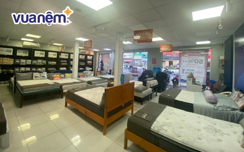 Mua đệm chính hãng tại cửa hàng Vua Nệm