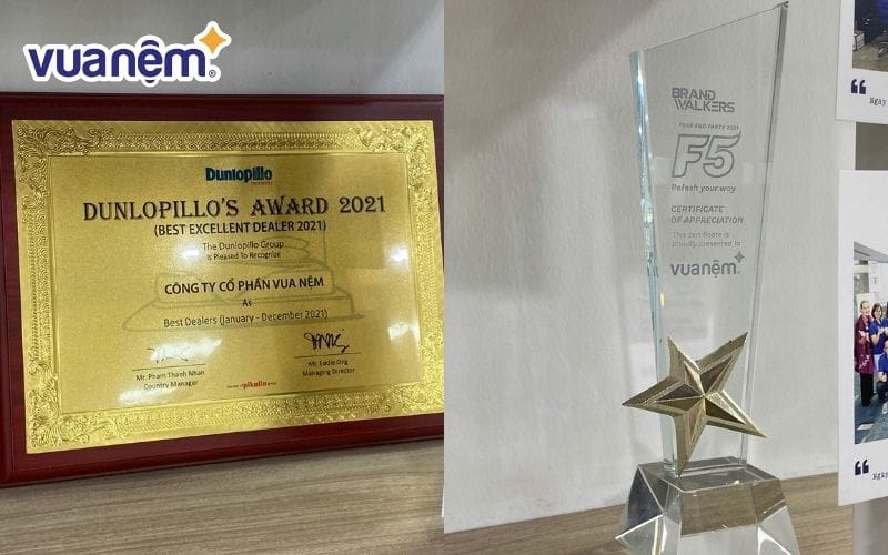 Giải thưởng Vua Nệm đã gặt hái trong năm 2021