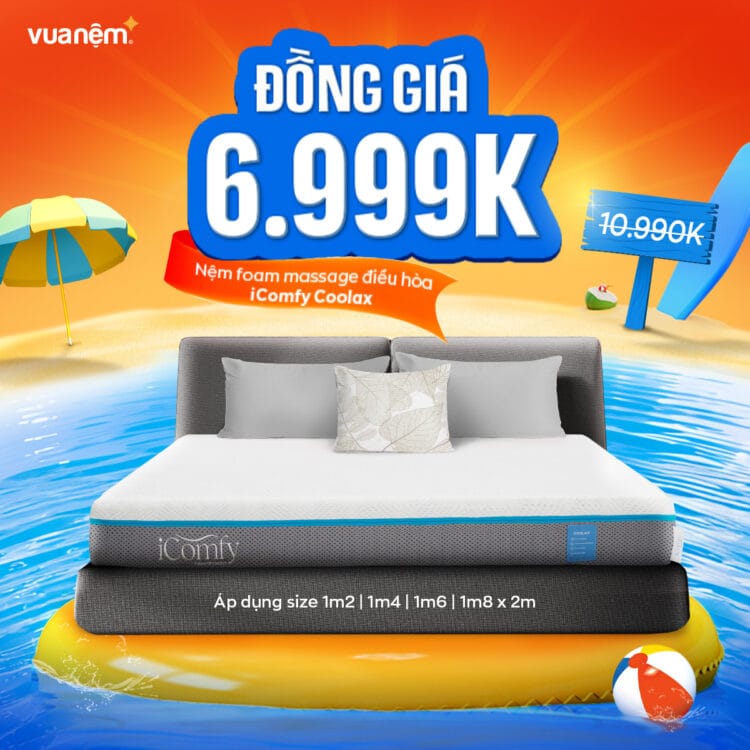 Ưu đãi nệm iComfy Coolax