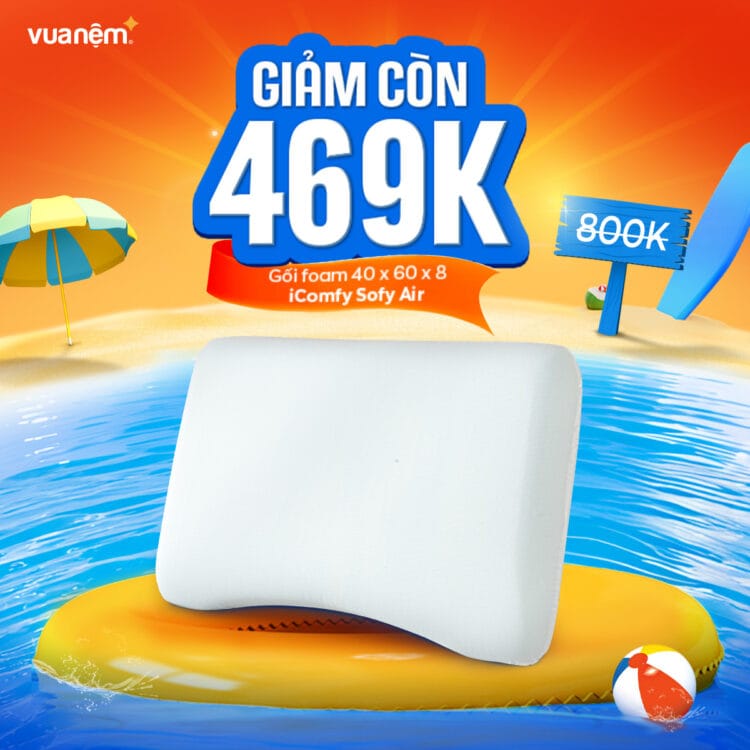 Gối foam iComfy Sofy Air