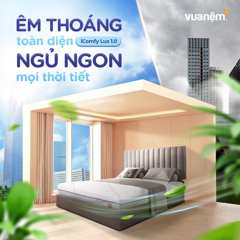 Nệm Foam Lux 1.0 cao cấp