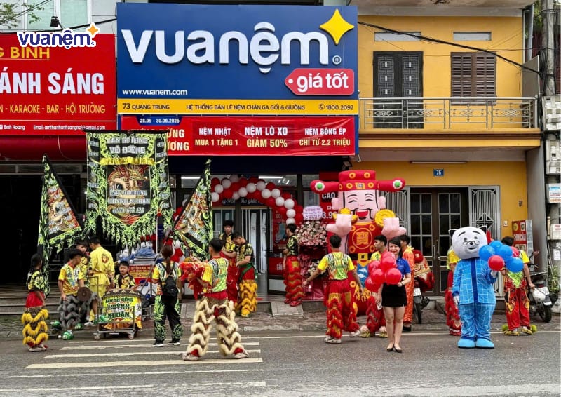 Mua nệm foam chính hãng, chất lượng tại Vua Nệm