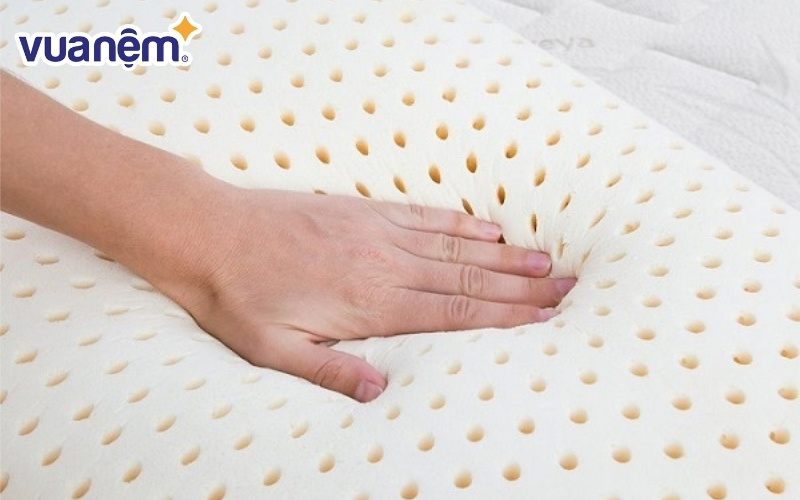 Nệm cao su có độ đàn hồi tự nhiên