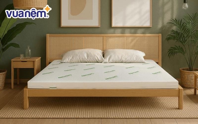 Nệm cao su Gummi Classic thông thoáng với hơn 6000 lỗ khí