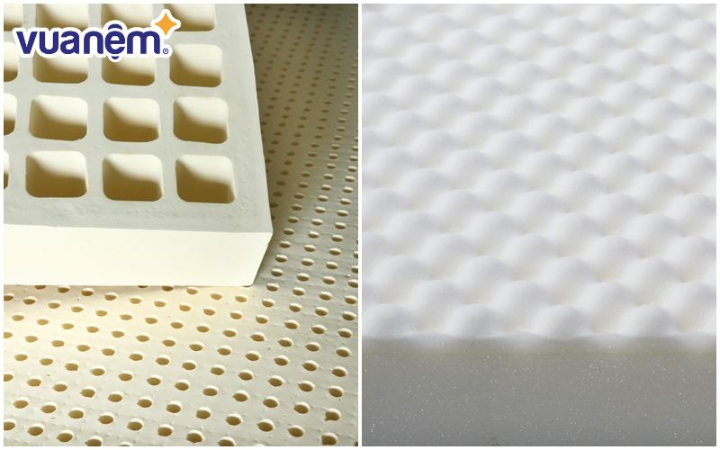 Cân nhắc lựa chọn giữa đệm cao su và đệm foam