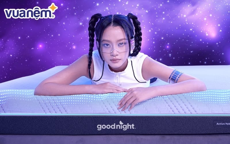 Nệm foam công nghệ Đức Goodnight Active Hybrid