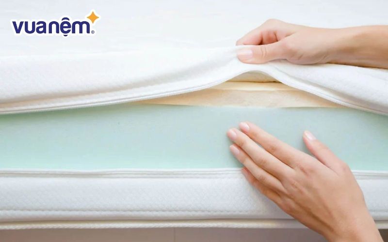 Chất liệu là yếu tố đầu tiên ảnh hưởng tới nệm tuổi thọ cao hay thấp