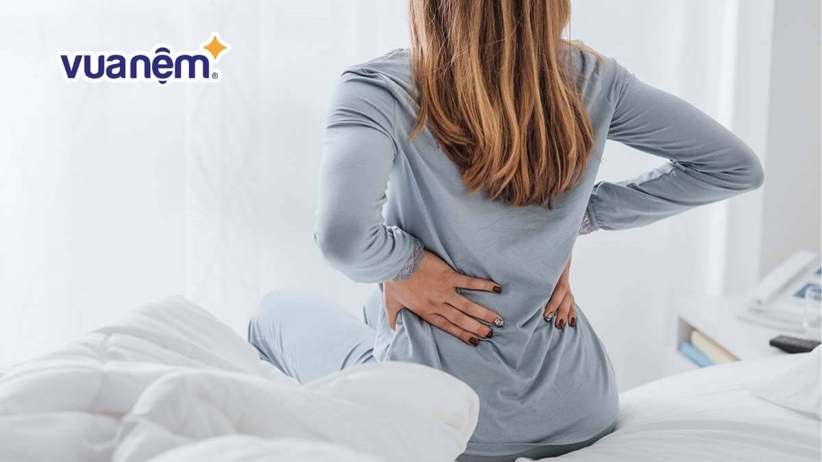 ngủ trên nệm không phù hợp