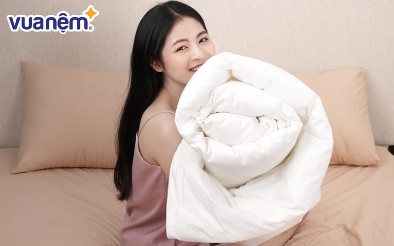 Ruột chăn lông vũ là phần lõi bên trong của chăn lông vũ