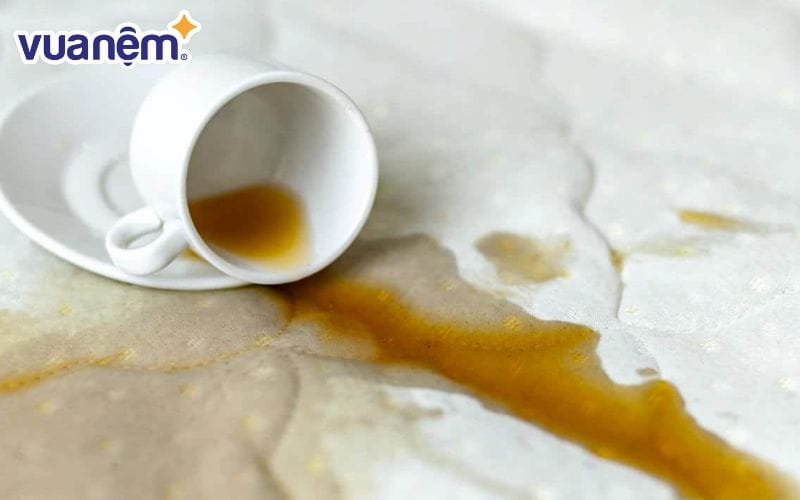 Tẩy vết ố cà phê trên nệm