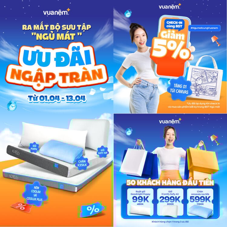 Ra mắt BST "Ngủ Mát" - Ưu đãi ngập tràn