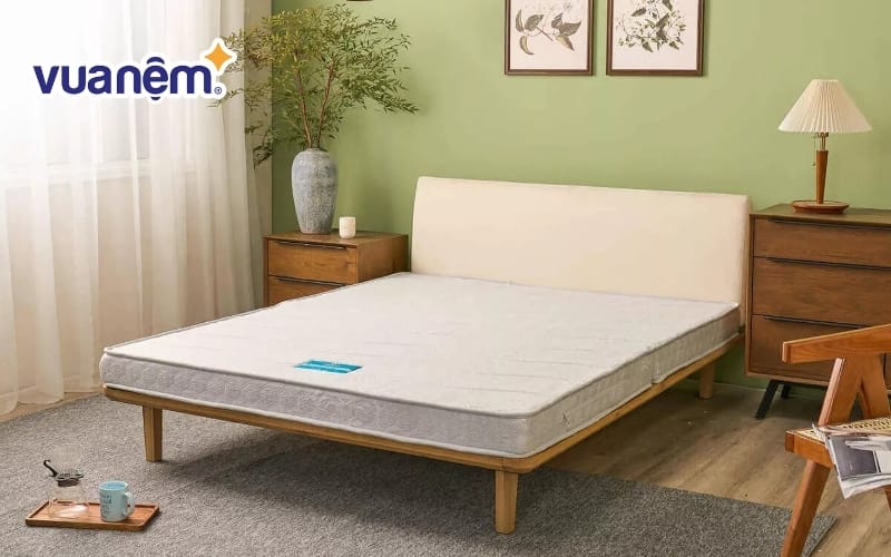 Nệm bông ép là loại nệm có phần lõi được làm từ các sợi bông xơ polyester