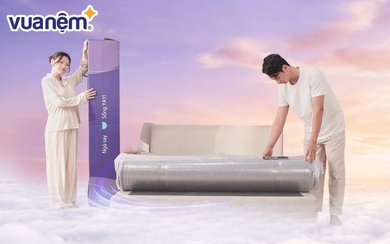 Công nghệ đóng gói nệm Foam: Cuộn hút chân không