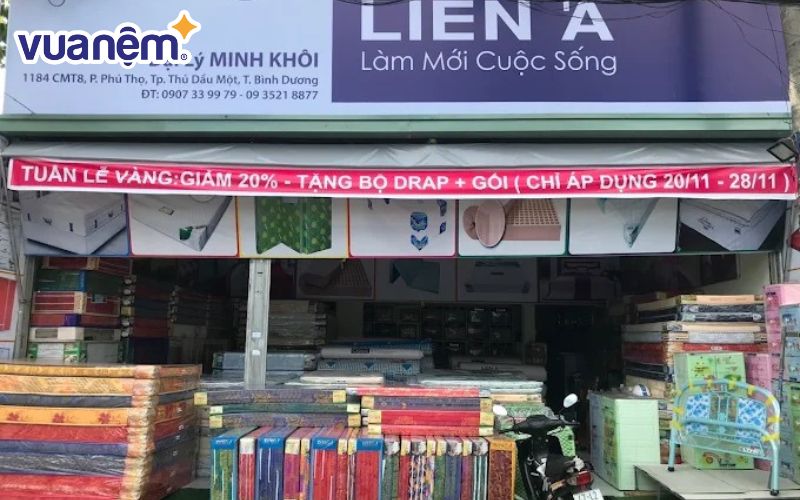 Cửa hàng Minh Khôi - Đại lý nệm Liên Á tại Bình Dương