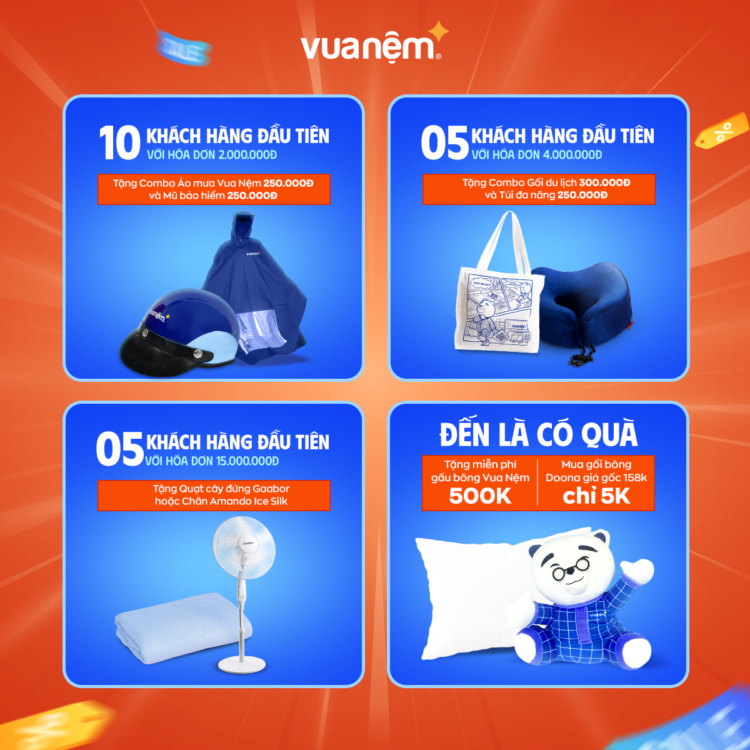 Ưu đãi check-in – Deal gối 5.000 VNĐ & Quà tặng liền tay