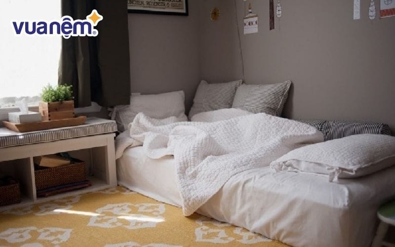 Lưu ý khi trải nệm dưới đất để ngủ thoải mái và an toàn cho sức khỏe