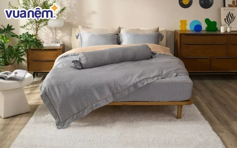 Chăn ga chun chần Lụa Tencel Amando Élan