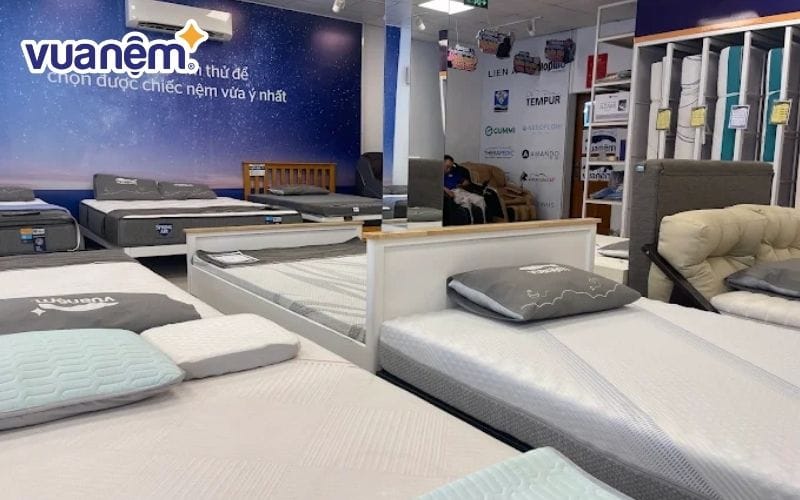 Mua nệm cao su và nệm lò xo tại Vua Nệm