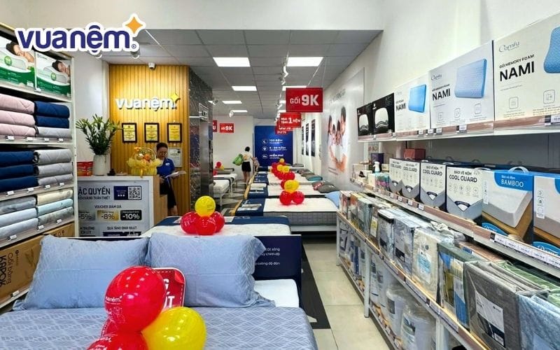 Mua nệm mỏng chính hãng tại Vua Nệm