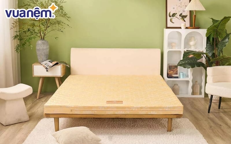 Nệm bông ép Wonjun Pure Carbon sử dụng than hoạt tính kháng khuẩn