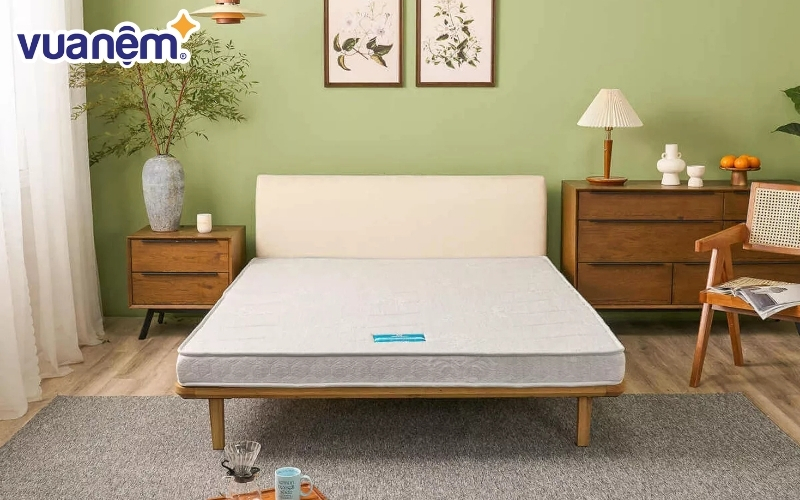 Lõi nệm bông ép được làm từ các sợi Polyester được ép thành khối dưới nền nhiệt độ cao