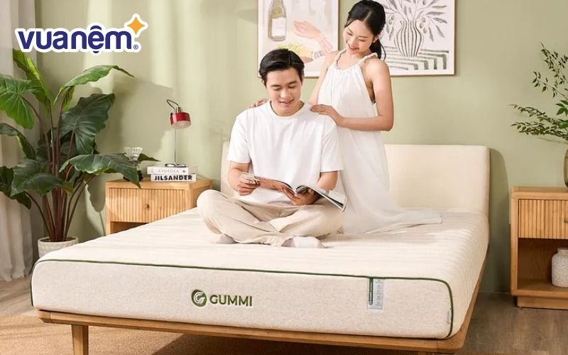 Nệm cao su cân bằng nhiệt 3in1 Gummi Hybrid Plus