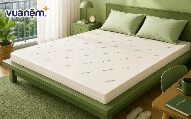 Nệm cao su là dòng nệm phổ biến trên thị trường