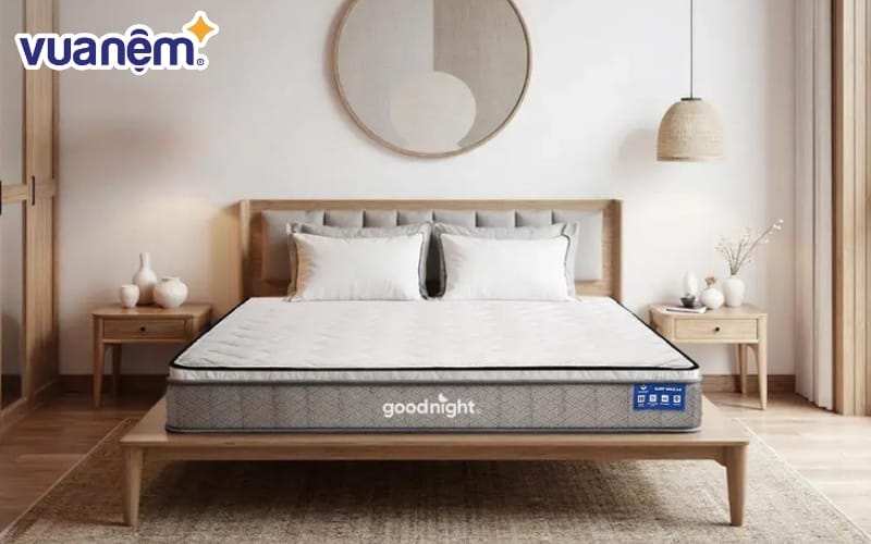 Nệm lò xo Goodnight SleepWave Hybrid giảm tiếng ồn