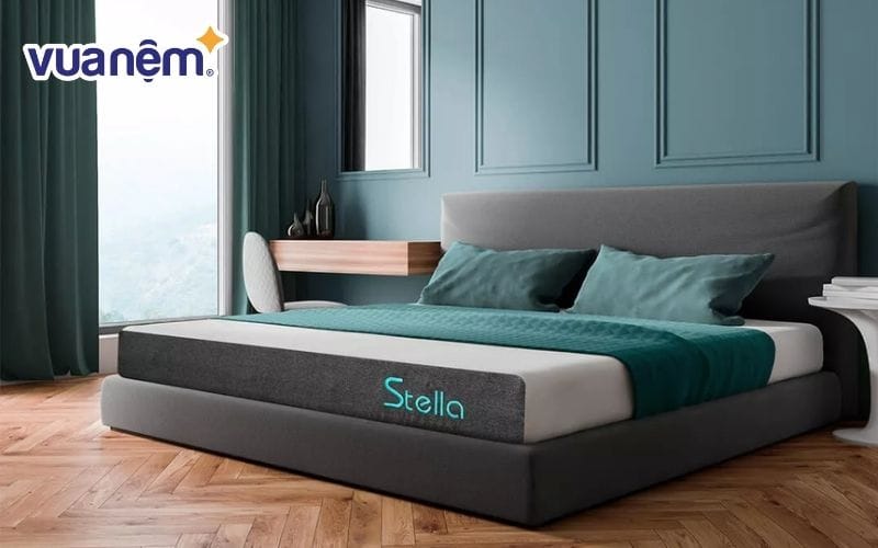 Nệm Kim Cương Stella đa tầng với lớp foam và lớp cao su