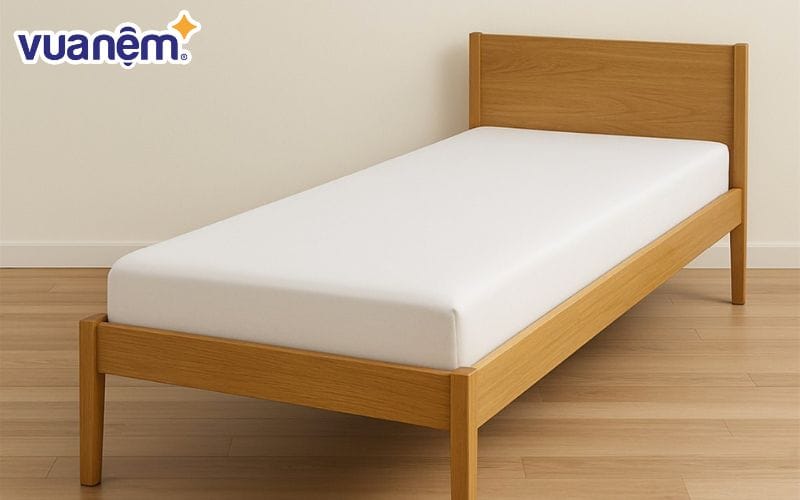 Nệm có kích thước phù hợp cho 1 người dùng