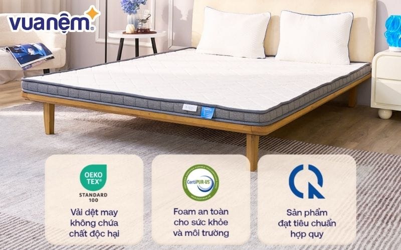 Mua nệm foam chất lượng tại Vua Nệm