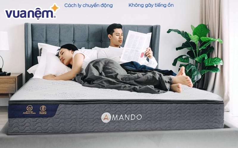 Amando là thương hiệu nệm nổi bật trong phân khúc tầm trung
