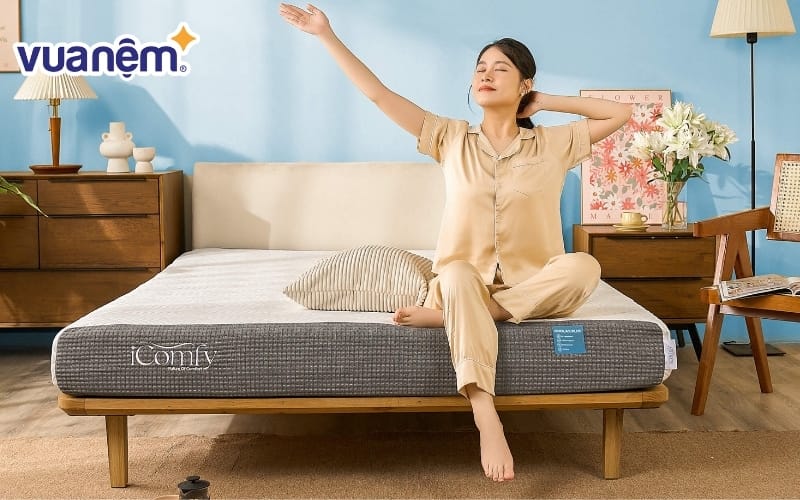 Nệm tốt có độ êm ái cao, vừa nâng đỡ cơ thể hiệu quả