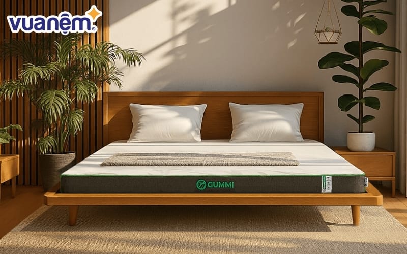 Gummi là thương hiệu nệm có mức giá hợp lý và chất lượng ổn định
