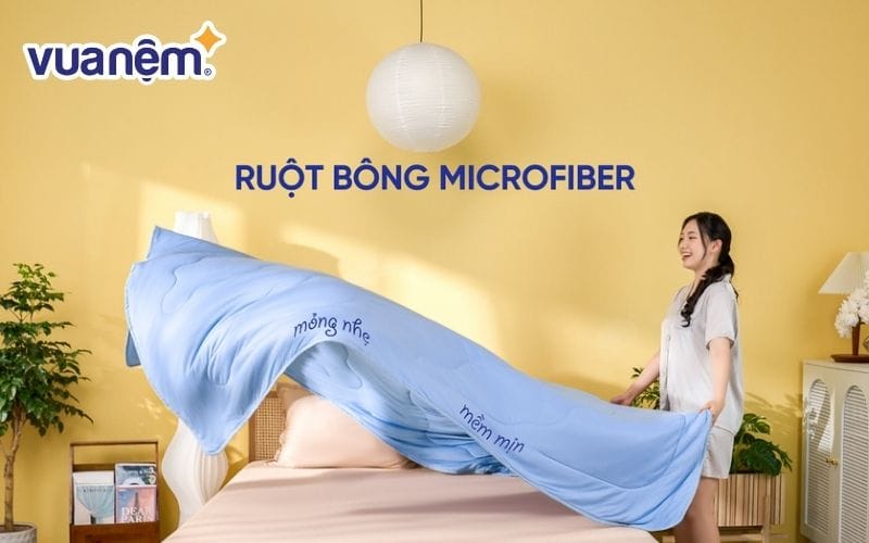 Lõi bông Microfiber mỏng nhẹ
