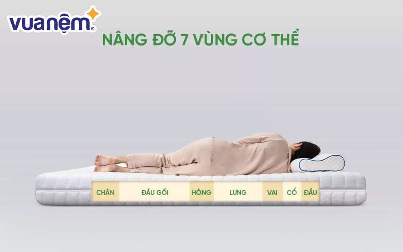 Nệm Gummi Legend được hoàn thiện cả về công năng lẫn trải nghiệm
