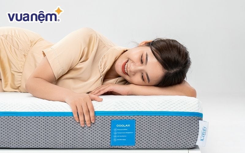 Chất liệu foam thoáng khí đem lại giấc ngủ mát mẻ giữa mùa hè
