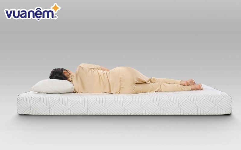 Nệm iComfy Coolax Plus với thiết kế 3 vùng nâng đỡ