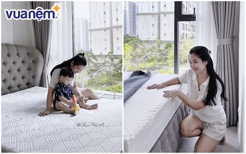 Review nệm iComfy Coolax Plus từ KOC Chuyện Nhà Hi