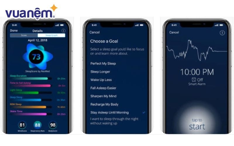 Ứng dụng Sleep Score