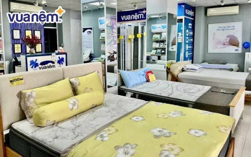 Vua Nệm cung cấp đa dạng nệm phù hợp nhu cầu nằm đệm dưới đất
