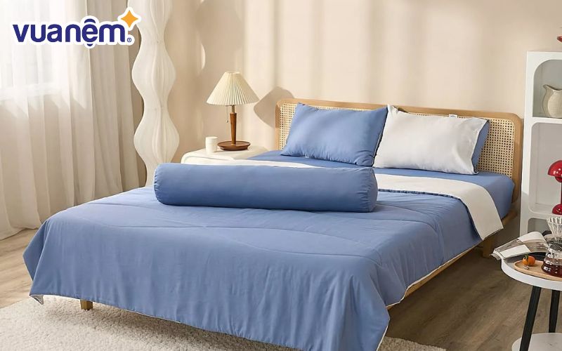 Chăn ga gối hiện đại được tích hợp công nghệ kháng khuẩn và tự làm sạch