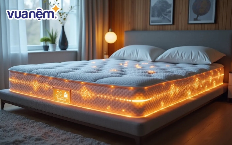 Nệm thông minh giúp người dùng đo lường và cải thiện sức khỏe tổng thể