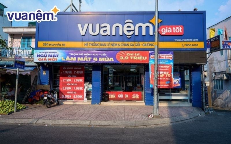 Mạng lưới cửa hàng Vua Nệm có mặt ở khắp các tỉnh thành