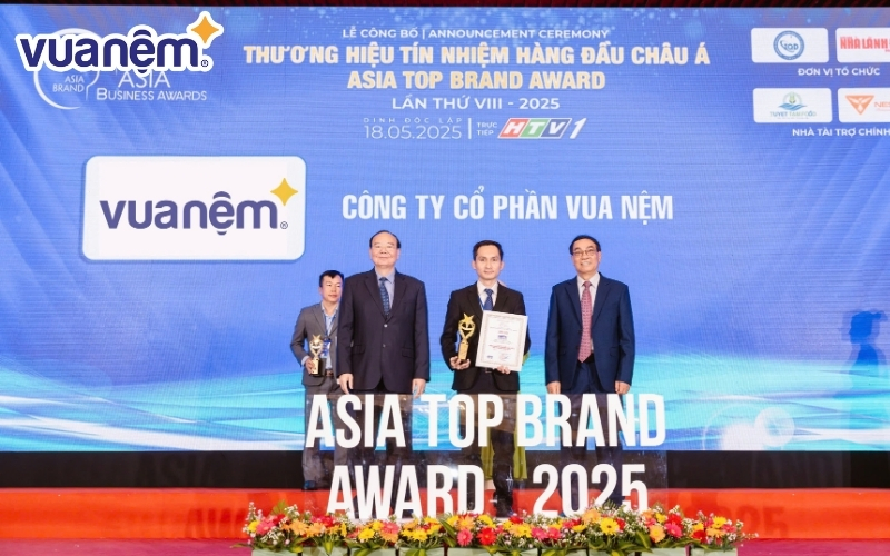 được vinh doanh Top 10 Thương hiệu Tín nhiệm Châu Á 2025