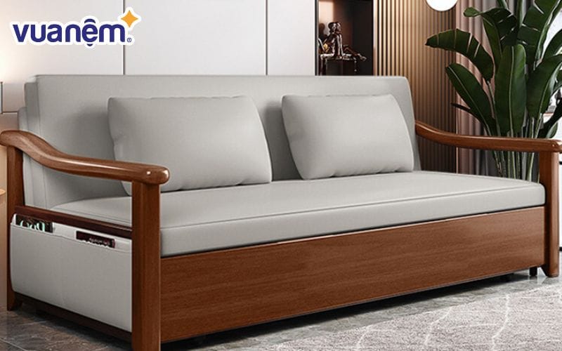 Giường gấp thông minh kèm sofa rất được ưa chuộng trong các căn hộ nhỏ, studio và homestay hiện đại