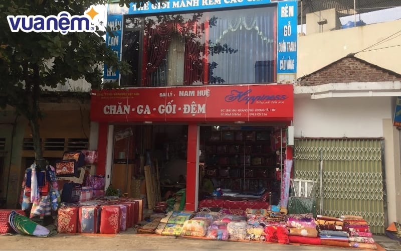 Shop nệm bông ép bình dân Nam Huệ