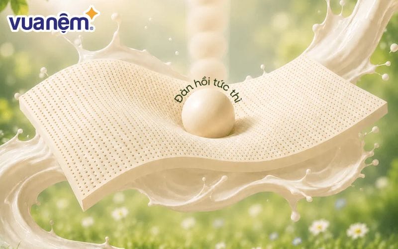Gummi Hybrid Plus giúp giảm áp lực và duy trì nhiệt độ ổn định khi ngủ