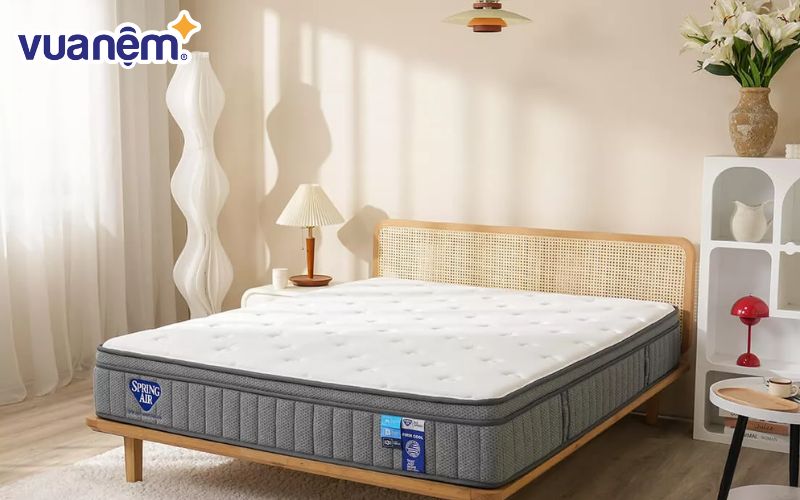 Nệm lò xo Spring Air Back Supporter Firm được thiết kế đặc biệt để hỗ trợ nâng đỡ cơ thể theo từng vùng trọng lực